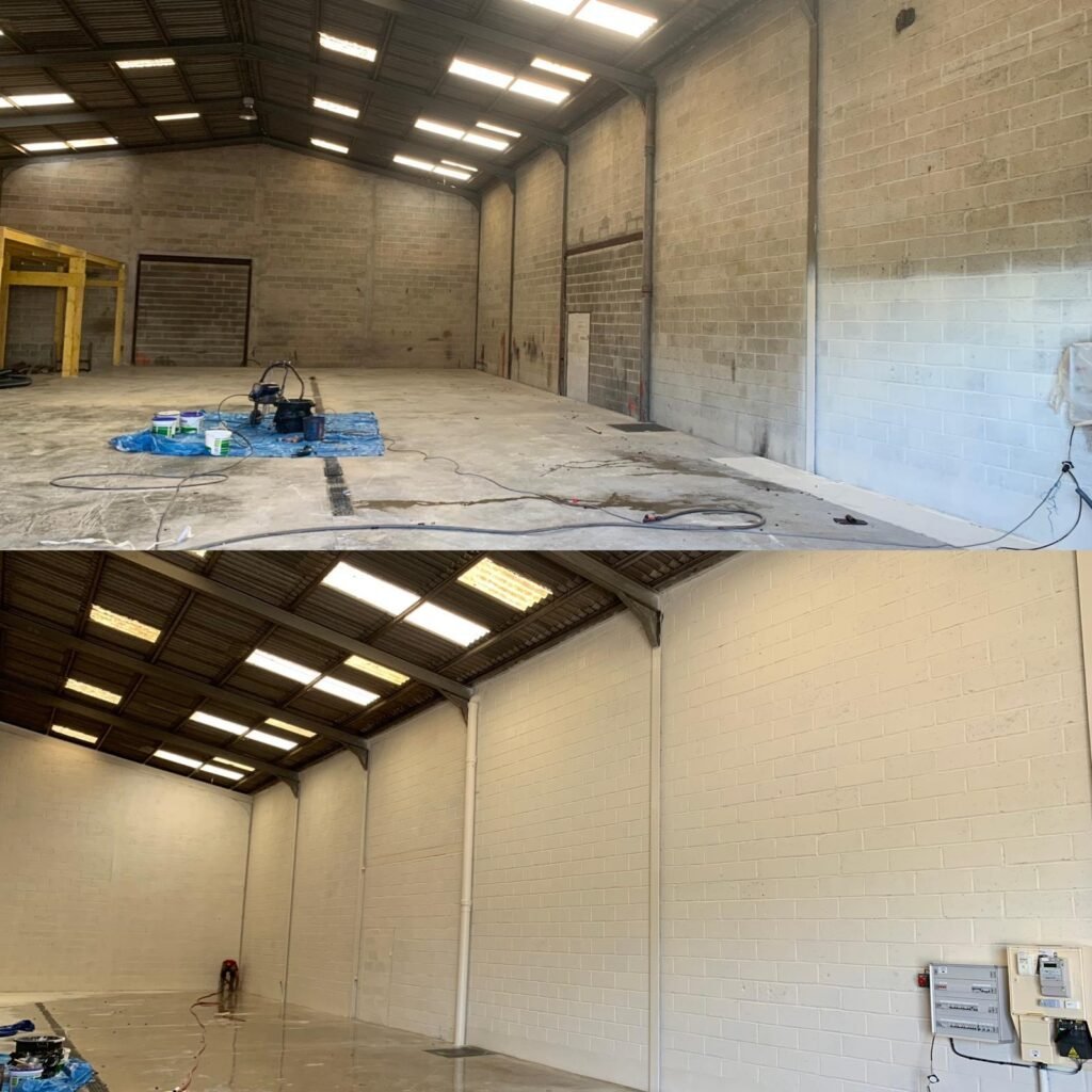 Peinture intérieur entrepôts