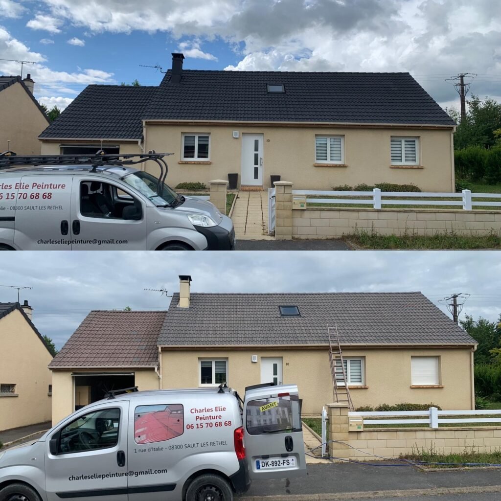 Renovation de toiture avant et apres - Photo 2