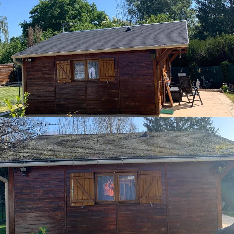 Renovation de toiture avant et apres